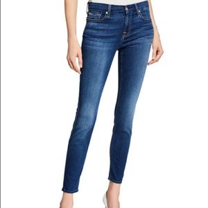 7 FOR ALL MANKIND ankle skinny jeans, sz 27